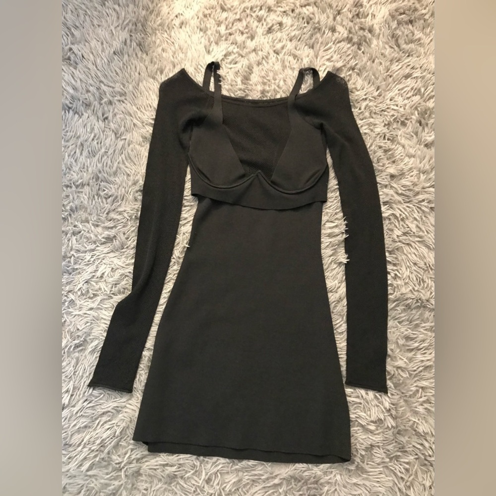 Dion Lee Black Mini Dress